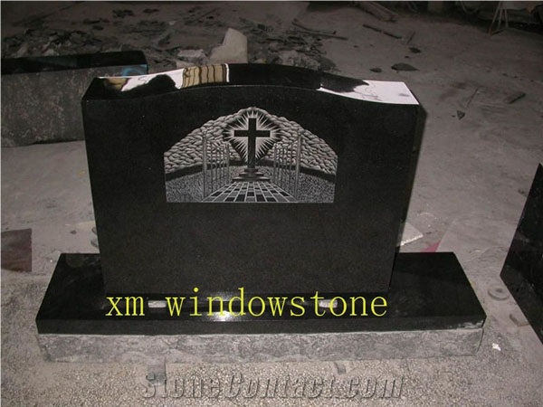 Black Granite Monument,American Style Monument,Tombstone