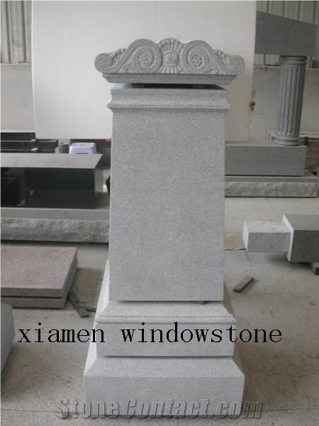 Grey Granite Memorial Monument
