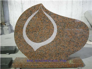 Red Granite European Style Monument