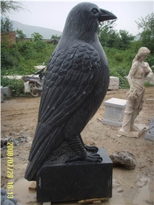 China Black Granite Animal Carving China Black Granite Animal Carving