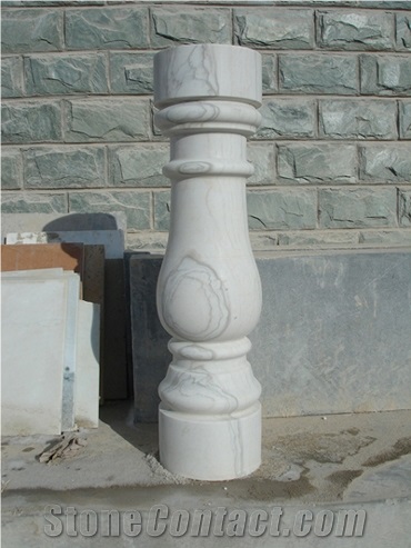 White Marble Balustrade