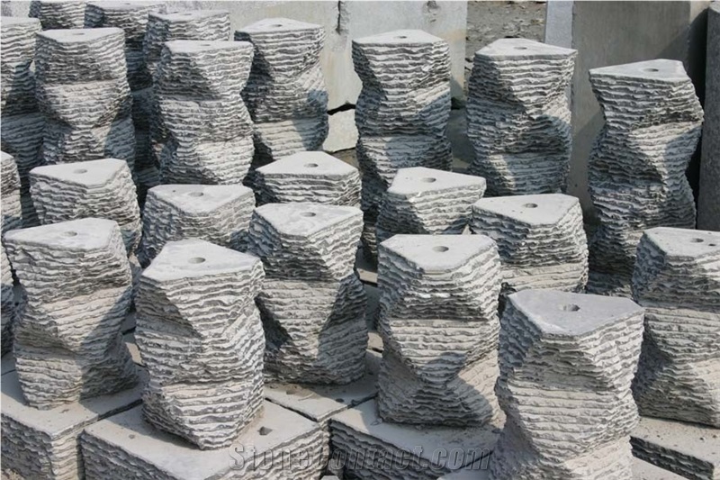 Grey Granite Wall Fountain