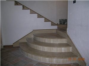 Noce Travertino Stairs and Steps
