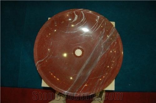 Red Marble Sinks