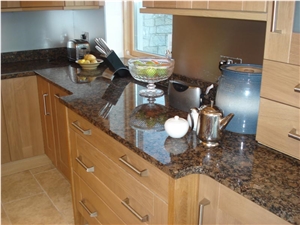 Yellow Granite Kitchen Countertops