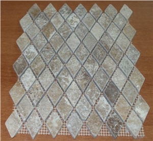 Brown Travertine Mosaic