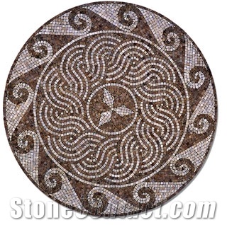 Granite Mosaic Medallions