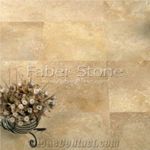 Denizli Gold Travertine Floor Tile