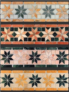 Travertine Mosaic Border