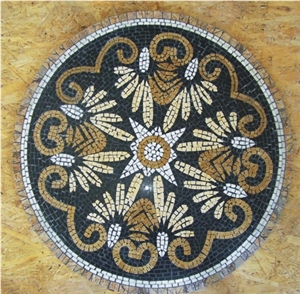 Natural Stone Mosaic Medallion 70cm