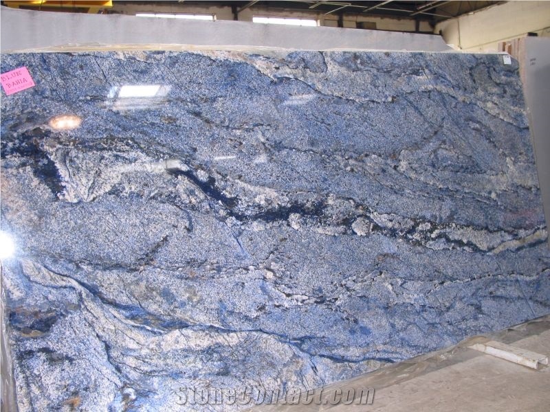 Blue Bahia Granite Slabs