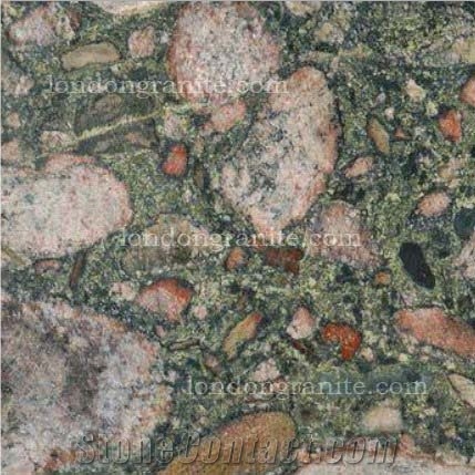 Verde Marinace Granite Slabs & Tiles, Brazil Green Granite