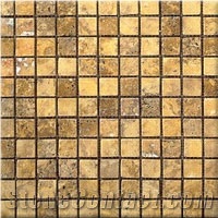 Yellow Travertine Mosaic