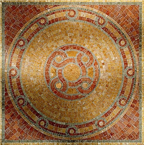 Travertine Mosaic Medallions