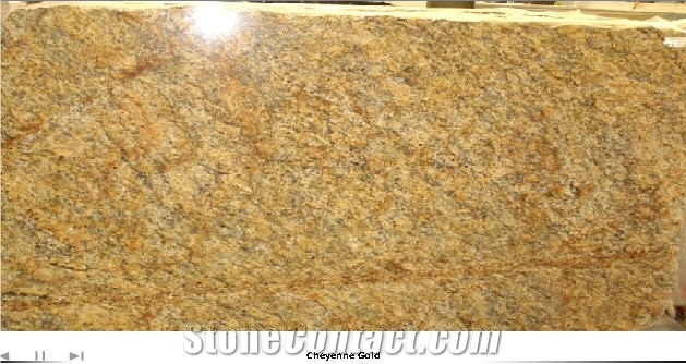 Cheyenne Gold Granite Slabs & Tiles