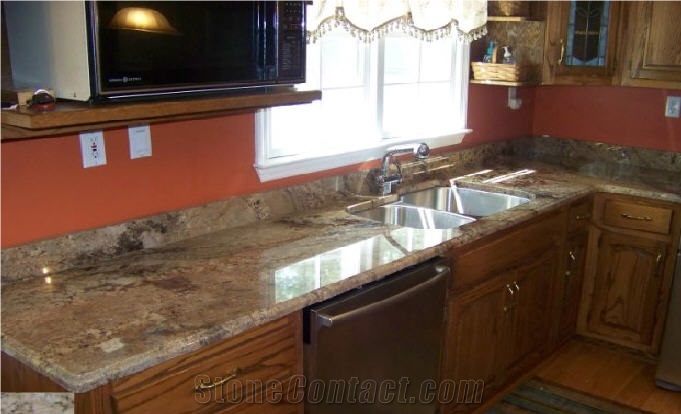 Niagara Gold Granite Countertop