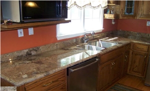 Niagara Gold Granite Countertop Niagara Gold Granite Countertop