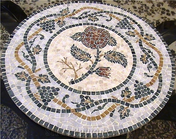 Marble Mosaic Medallion