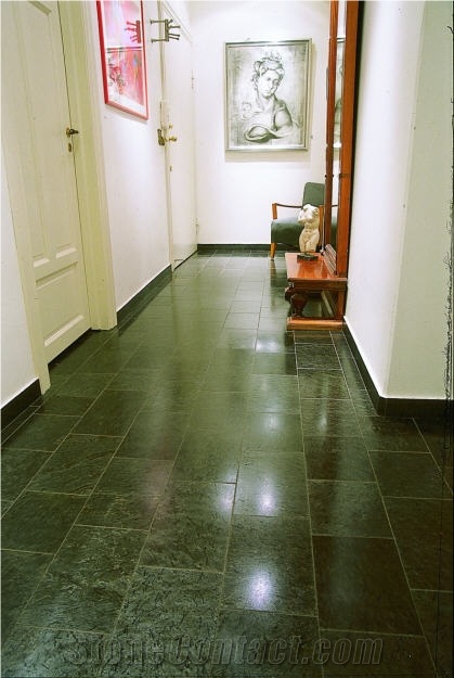 Green Slate Floor Tile