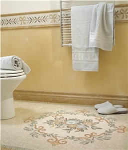 Travertine Mosaic- Travertine Molding