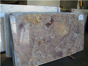 Sarrancolin Framboise Marble Slabs