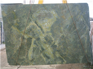 Verde Karzai Polished Granite Slabs, Brazil Green Granite