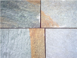 Karystos Grey Slate Slabs & Tiles, Greece Grey Slate