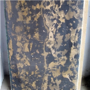 King Gold Marble Slabs & Tiles, Pakistan Black Marble