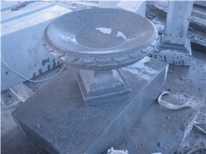 Grey Granite Flower Pots