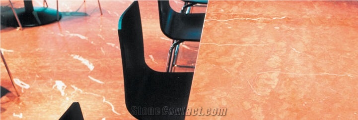 Red Marble Tabletops