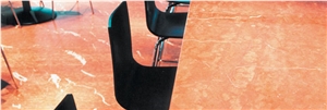 Red Marble Tabletops
