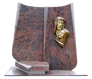 Multicolor Red Granite Engraved Panels Monument Multicolor Red Granite Engraved Panels Monument