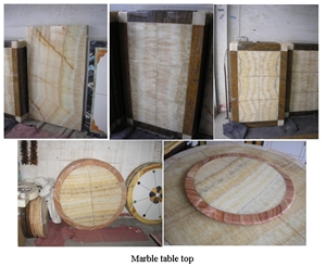 Onyx and Marble Table Tops Onyx and Marble Table Tops