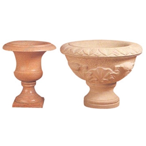 Pink Sandstone Planter Top