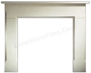 Sienna 54 Inch Antique Limestone Fireplace Mantel