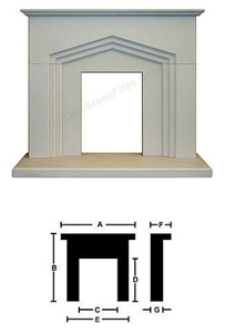 Whitcombe Suite-Jura Stone Mantel
