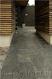 Himalaya Black Slate Flooring Slabs & Tiles