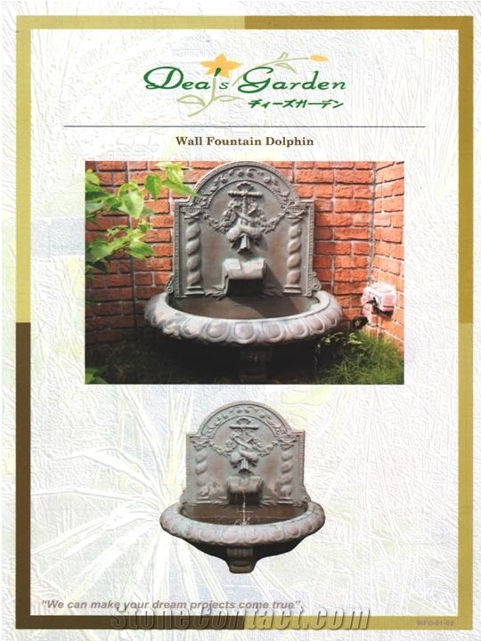 Wall Fountain - Dolphin