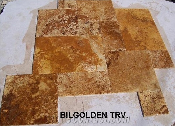 Brown Bilgolden Travertine Pattern