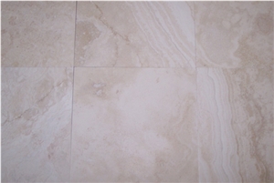 Navona Travertine Light, Filled & Honed Tiles, Turkey Navona Travertine Tiles