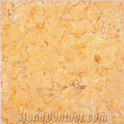 Sunny Medium Marble Slabs & Tiles, Egypt Yellow Marble