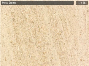Moca Creme Limestone Slabs & Tiles, Portugal Beige Limestone