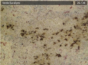 Verde Eucalipto Granite, Brazil Green Granite Slabs & Tiles