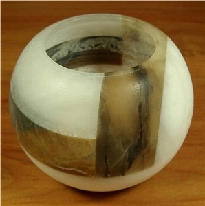 Alabaster Mosaic Lamp