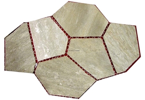 Beige Slate Flagstone Wssf-014d