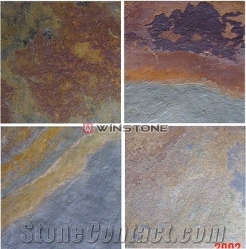 China Rust Slate Slabs & Tiles Wss-1120
