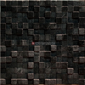 Black Granite Mosaic Wsm-022 Black Granite Mosaic Wsm-022