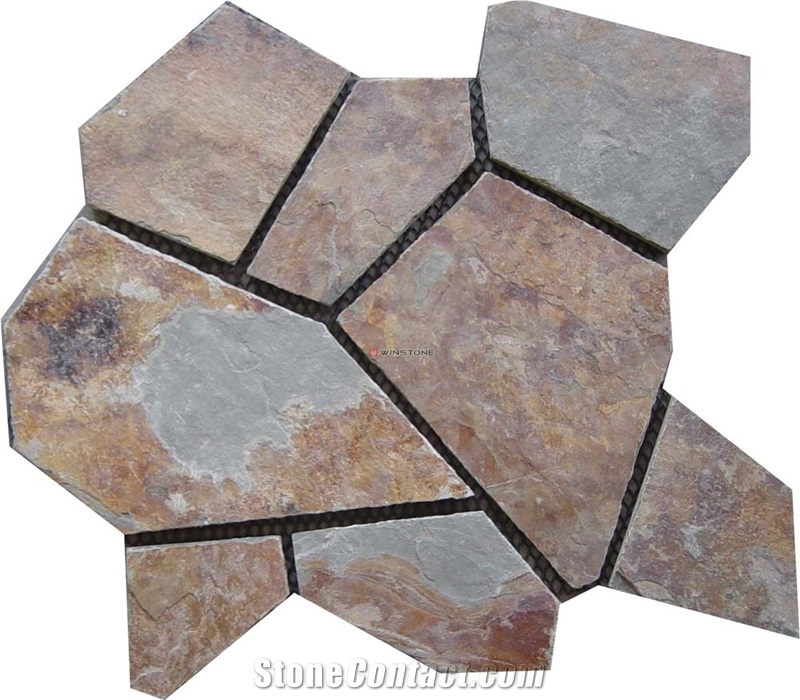 Rust Slate Flagstone Wssf-1120g