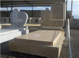 Yellow Granite Monuments