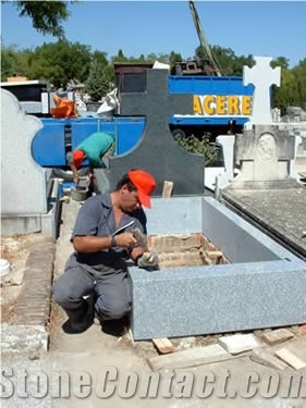 Grey Granite Monuments, Tombstones
